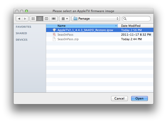 How to Jailbreak Your Apple TV 2G Using Seas0nPass (Mac) [4.4.3]