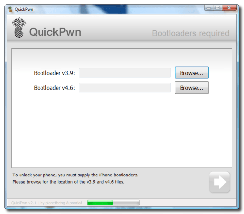 Procedeu pentru Unlock/Jailbreak iPhone 2.x.x 2G folosind QuickPwn (Windows)