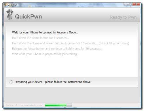 Kako Jailbreakati Vaš 2.x.x iPhone 3G Pomoću QuickPwna (Windows)