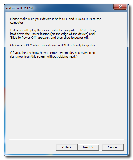Cómo hacer Jailbreak del iPhone sin actualizar el Baseband (Windows) [5.0.1]