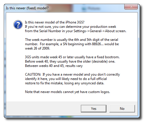 iPhone 3GS nasıl untethered jailbreak yapılır? (Windows) [5.0.1]