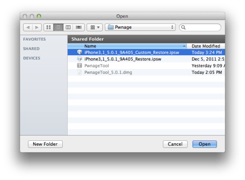 Come Jailbrekkare un iPhone 4 con PwnageTool (Mac) [5.0.1]