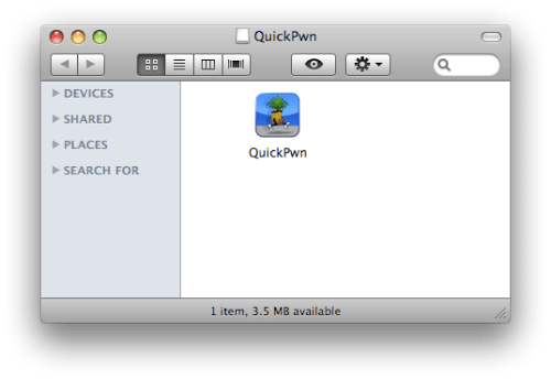 Как сделать Jailbreak Вашего iPod touch с помощью QuickPwn (Mac)