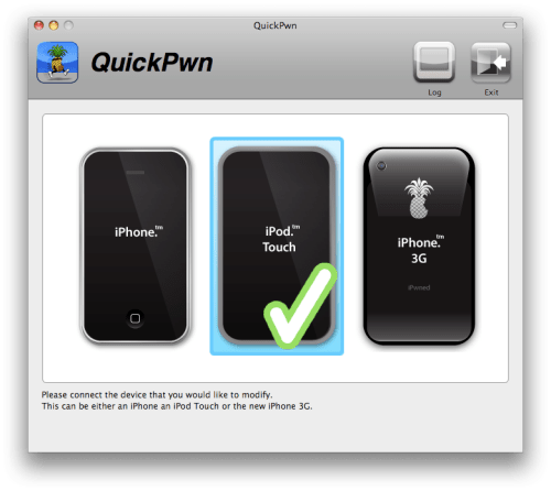 Как сделать Jailbreak Вашего iPod touch с помощью QuickPwn (Mac)