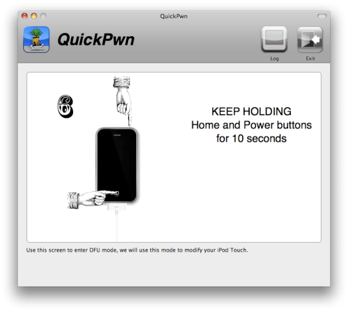 QuickPwn[퀵폰]으로 아이팟 터치 감옥탈출 시키기  (Mac 맥킨토시)