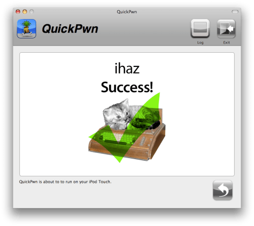 Как сделать Jailbreak Вашего iPod touch с помощью QuickPwn (Mac)