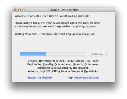 วิธีเจลเบรค iPhone 4S ของคุณด้วย Absinthe (Mac) [5.0, 5.0.1]