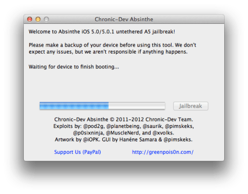 Como hacerle Jailbreak a su iPhone 4S Usando Absinthe (Mac) [5.0, 5.0.1]