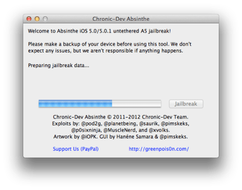 Como fazer o Jailbreak de seu iPad 2 usando o Absinthe (Mac) [5.0.1]