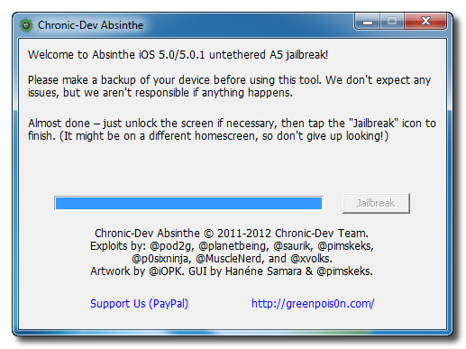 How to Jailbreak Your iPhone 4S Using Absinthe (Windows) [5.0, 5.0.1]