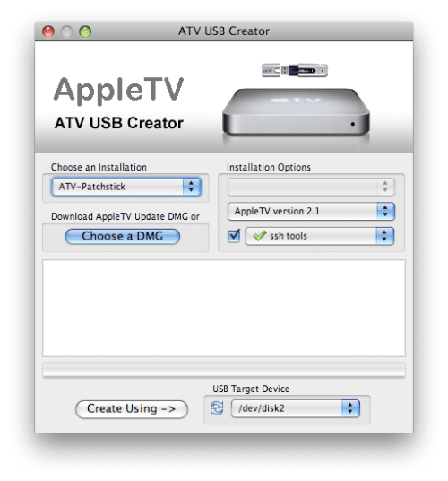 Jak odblokować swoje AppleTV używając ATV USB kreatora.