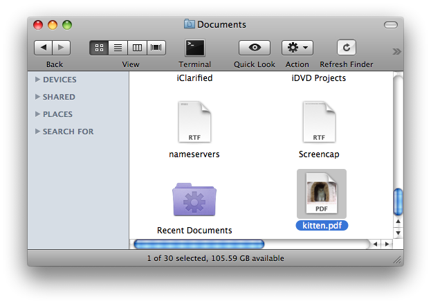 How to Create a PDF in Mac OS X Leopard