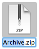 Como Compactar Arquivos ZIP no Mac OS X Leopard
