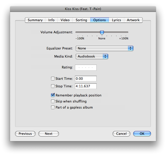 How to Convert a Music File to Audiobook Using iTunes