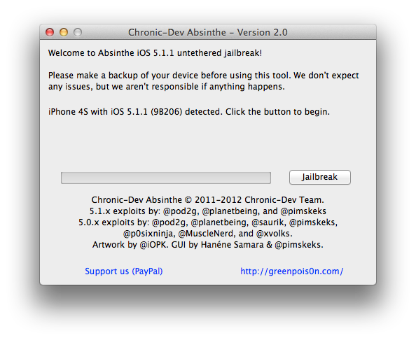 How to Jailbreak Your iPhone Using Absinthe 2.0 (Mac) [5.1.1]