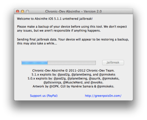 Tutorial: iPhone Jailbreak mit Absinthe 2.0 (Mac) [5.1.1]