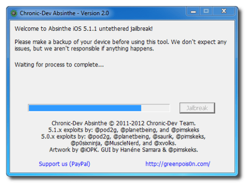 Cara Jailbreak iPod Touch Anda Menggunakan Absinthe 2.0 (Windows) [5.1.1]