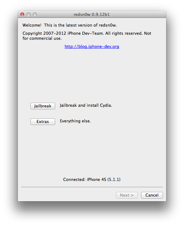 How to Jailbreak Your iPhone 4S Using RedSn0w (Mac) [5.1.1]
