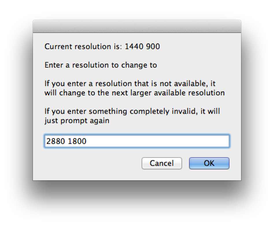 How to Enable Full 2880x1800 Resolution on Your Retina Display MacBook Pro