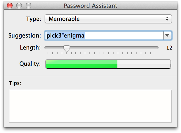 to Use OS X's Password Generator - iClarified