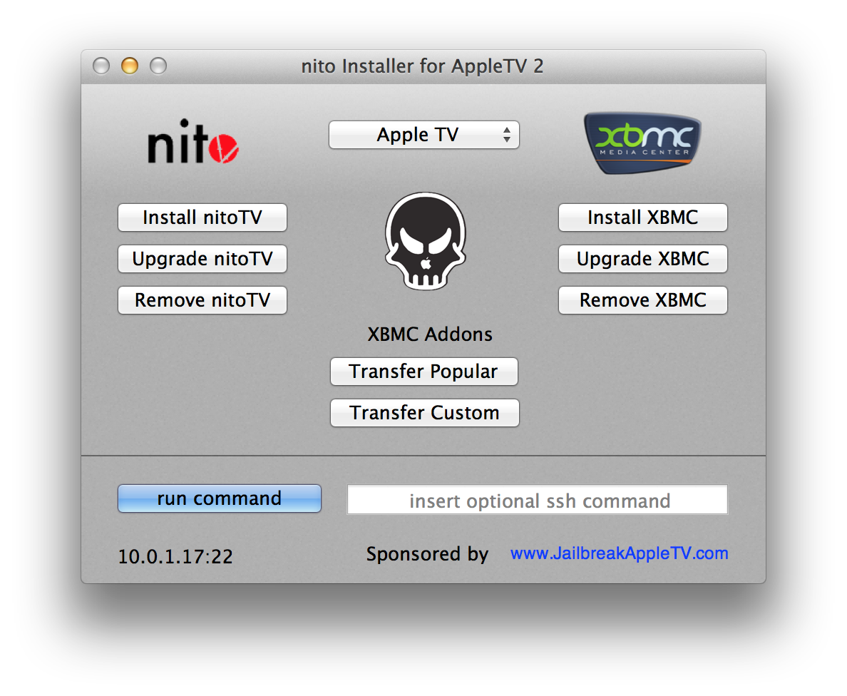 How to Easily Install nitoTV and XBMC on Your Apple TV 2