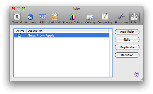 How to Manage Email Using Rules in Apple Mail