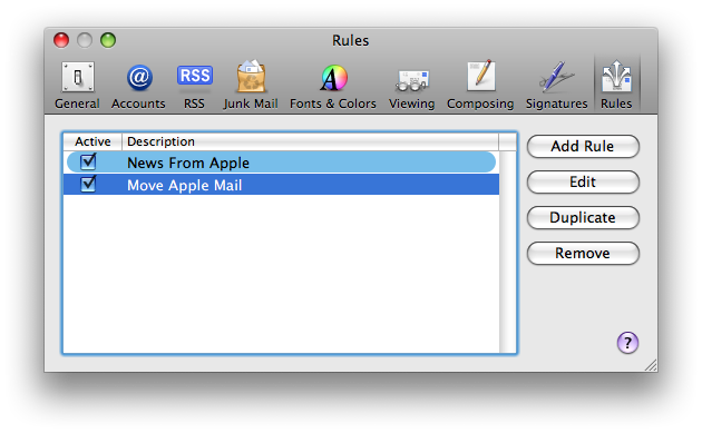 How to Manage Email Using Rules in Apple Mail