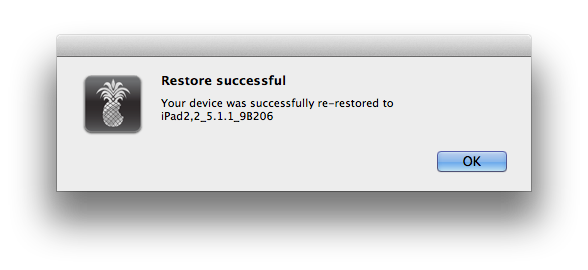 How to Re-Restore Your iPad From iOS 5.x to iOS 5.x (Mac)