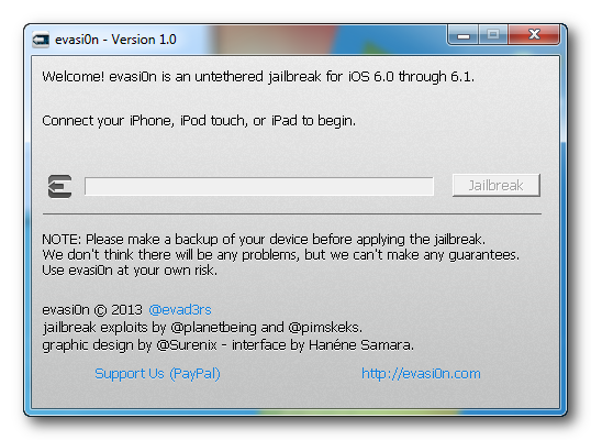 Comment Jailbreaker ton iPhone 5, 4S, 4, 3GS avec Evasi0n (Windows) [6.1]