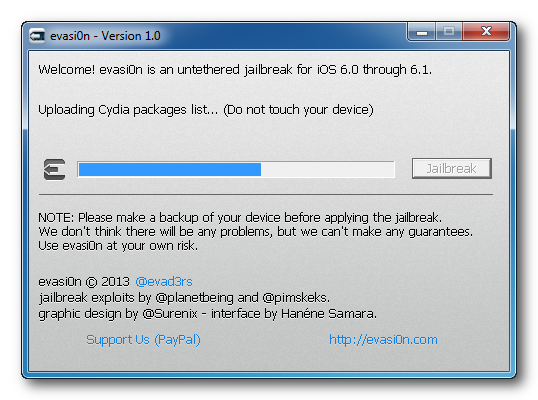 Evasi0n (Windows) [6.1] ile iPhone 5, 4S, 4, 3GS Nasil Jailbreak Yapilir