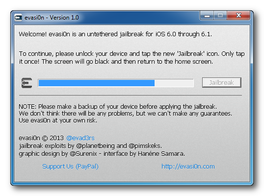 Evasi0n (Windows) [6.1] ile iPhone 5, 4S, 4, 3GS Nasil Jailbreak Yapilir