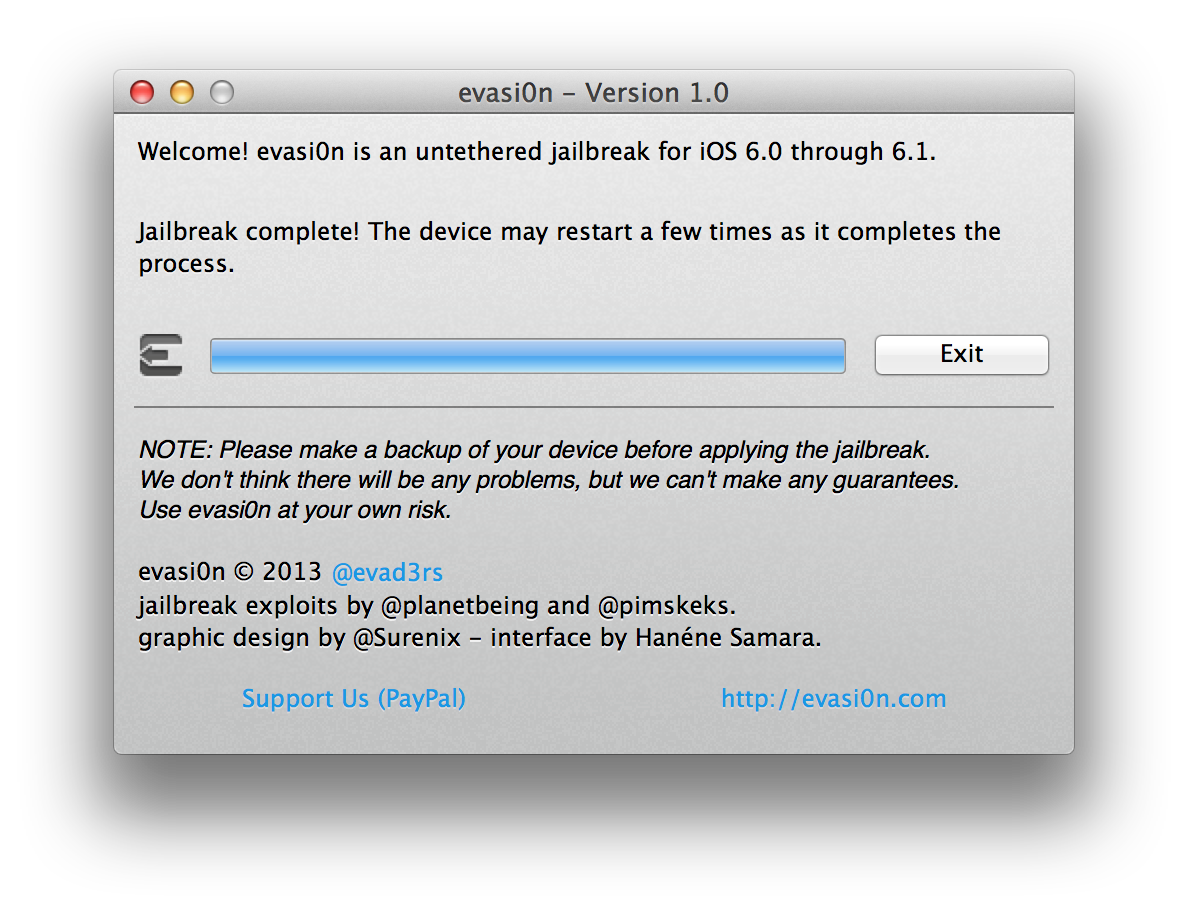Làm thế nào để Jailbreak iPad của bạn 4, 3, 2, Mini Sử dụng Evasi0n (Mac) [6,1]