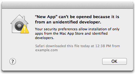 How to Open Applications From Unidentified Developers in Mac OS X Mountain Lion