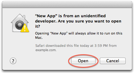 How to Open Applications From Unidentified Developers in Mac OS X Mountain Lion