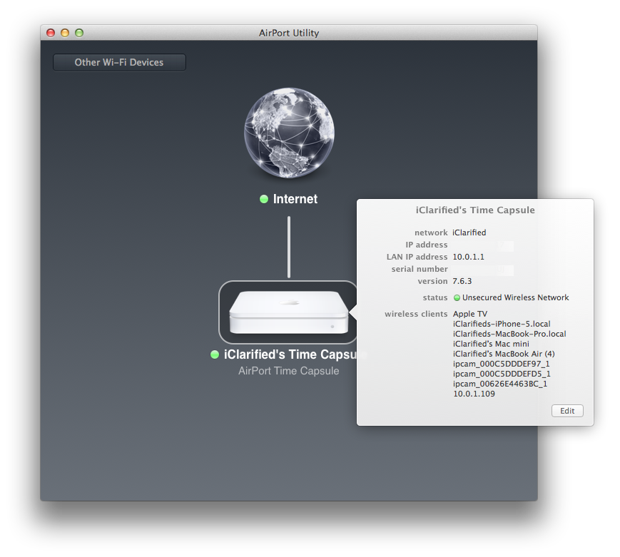 How to Transfer Your Configuration Settings From One AirPort Extreme or Time Capsule to Another