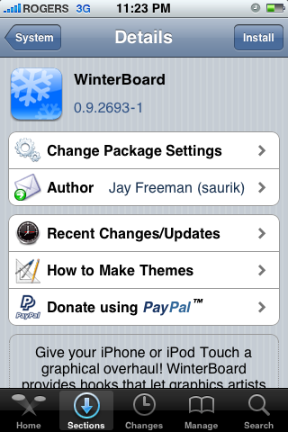 Úprava Vášho iPhone pomocou WinterBoardu