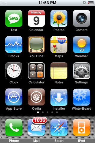 Kako prilagoditi vaš iPhone z uporabo WinterBoard-a