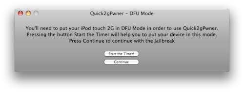 Cómo hacer Jailbreak a tu iPod Touch 2G usando Quick2gPwner
