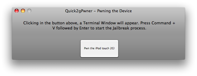 How to Jailbreak Your 2G iPod Touch Using Quick2gPwner (Mac)