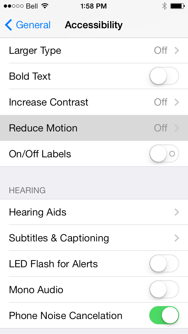 How to Disable the Animation and Parallax Effects in iOS 7 [Video]