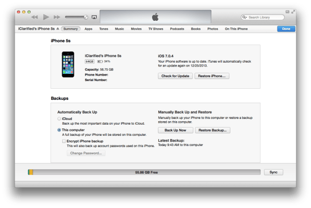 Comment jailbreaker l&#039;iPhone 5s ,5c, 4s, 4 sur iOS 7 avec Evasi0n (Mac)