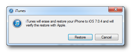 Comment jailbreaker l&#039;iPhone 5s, 5c, 5, 4s, 4, sur iOS 7 avec Evasi0n (Windows)