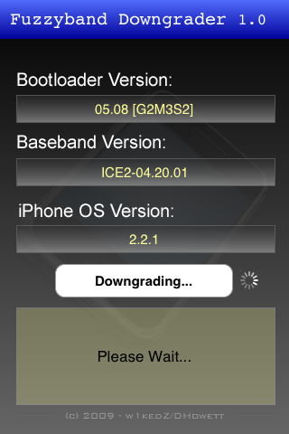 Como hacer un  &quot;Downgrade&quot;  al baseband de tu iPhone 3G usando Fuzzyband