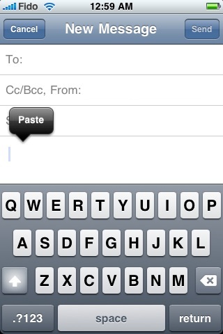 How to Copy and Paste on the iPhone [iPhone OS 3.0]