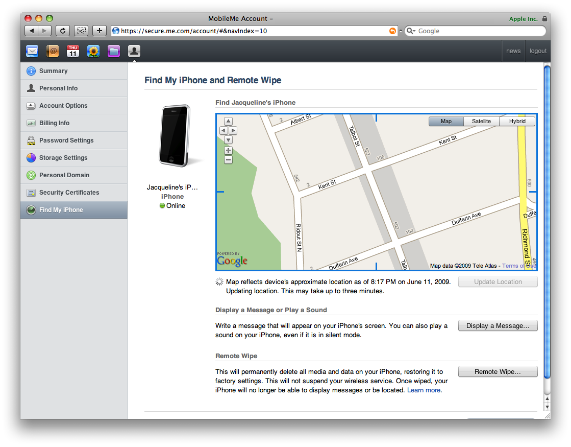 How to Locate, Message, and Erase Your Lost iPhone [iPhone OS 3.0]