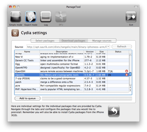 Jak wykonać Jailbreak iPhone 3G fw. 3.1 używając PwnageTool (Mac)