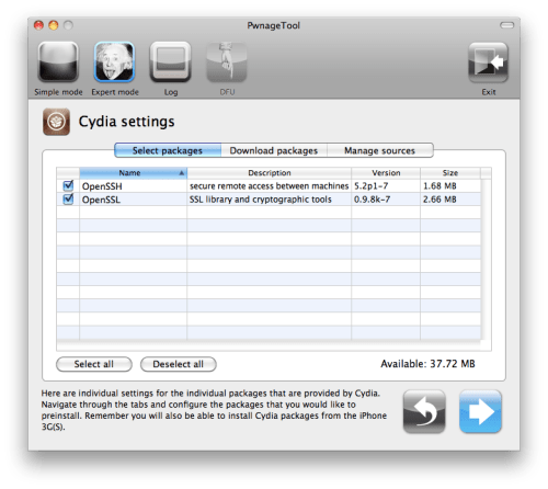 Jak wykonać Jailbreak iPhone 3G fw. 3.1 używając PwnageTool (Mac)