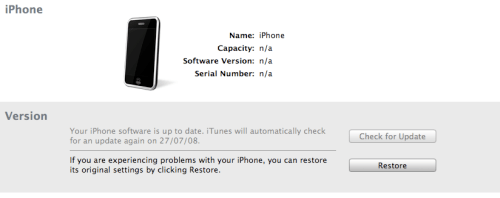 iPhone 2G mit Firmware 3.0 mittels PwnageTool (Mac) unlocken/jailbreaken