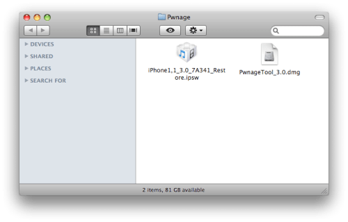 Como desbloquear/Jailbreak seu iPhone 2G com OS 3.0 usando PwnageTool (Mac)