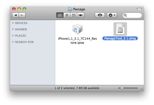 Како откључати/отворити iPhone 2G на OS 3.1 користећи PwnageTool (за Мекинтош)